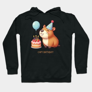 Capy Birthday Capybara Kawaii Hoodie